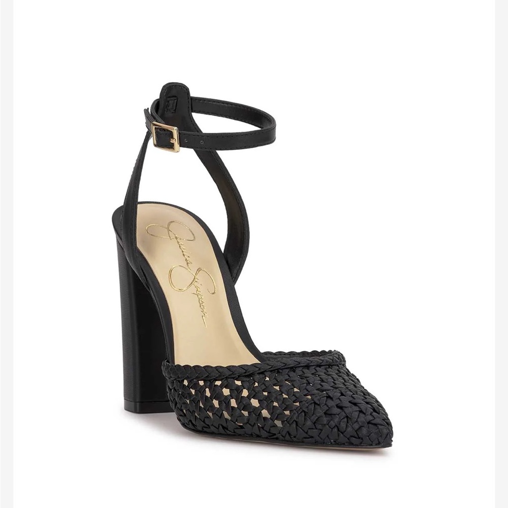 Jessica Simpson Black Slingback Heels